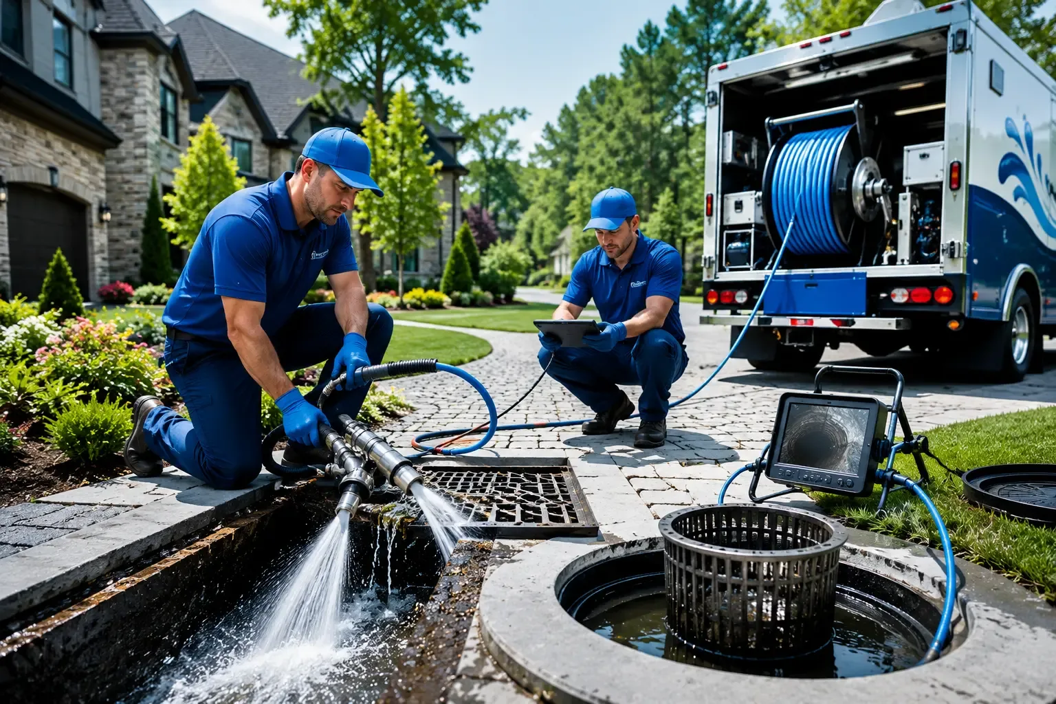 Local outdoor drain cleaning professionals in Grammer, IN
